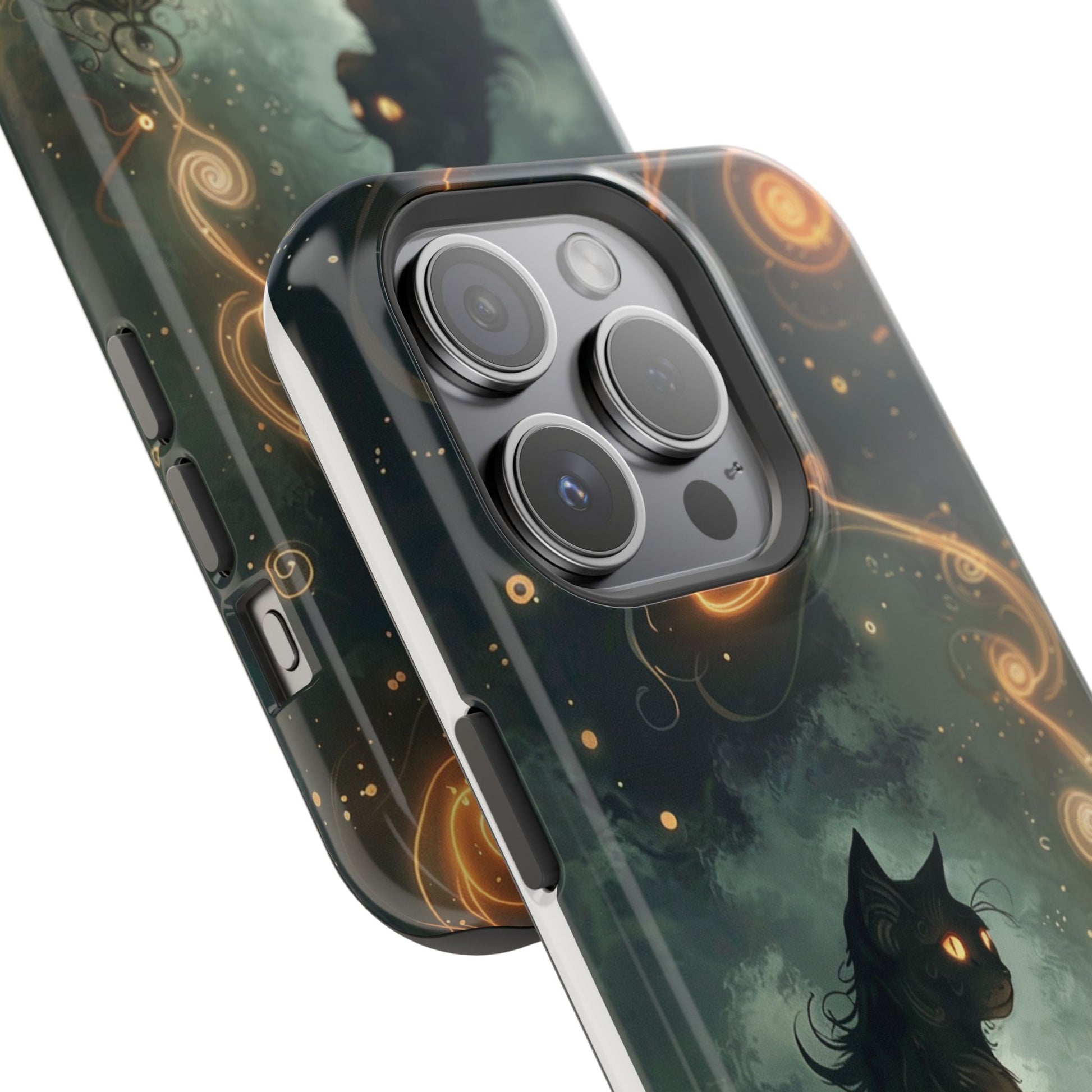 Magnetic Cat-Themed Phone Cases, Impact-Resistant Design, Unique Gift for Cat Lovers, Perfect for Birthdays, Special Occasions