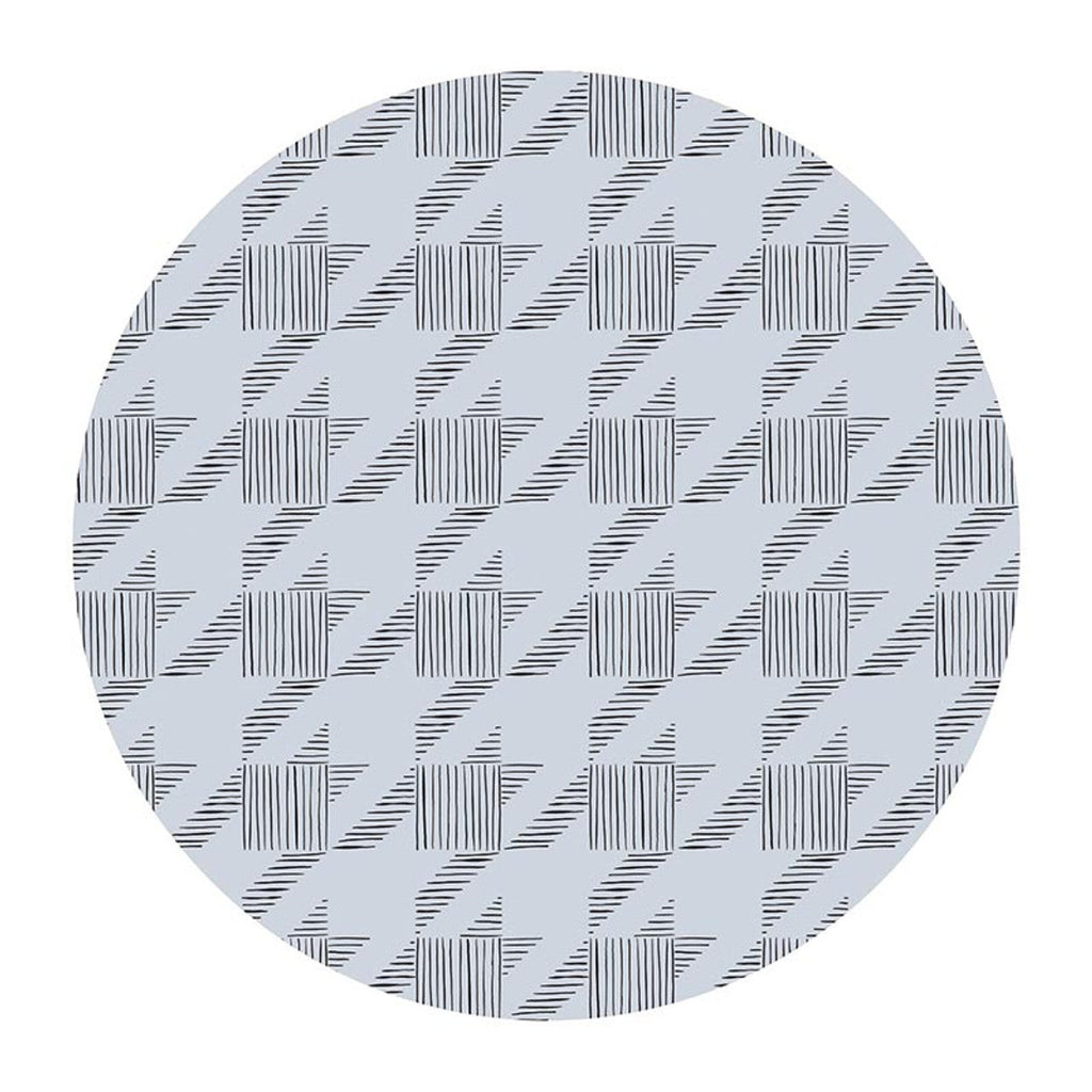 Achieve Ceramic Coaster Set | Set of 4 Floral & Houndstooth Design Beverage Coasters