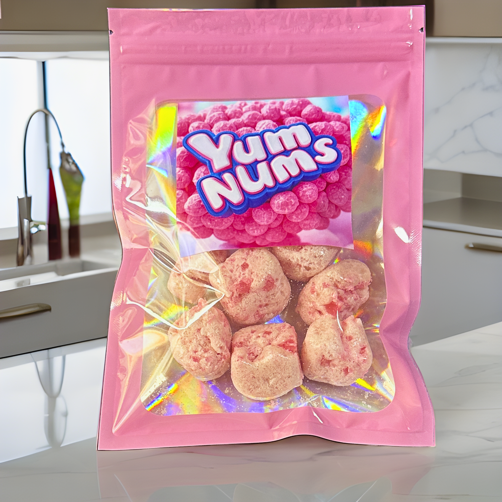 YumNums Handcrafted Freeze-Dried Watermelon Candy – Crunchy, Juicy, Sweet Snack Treat