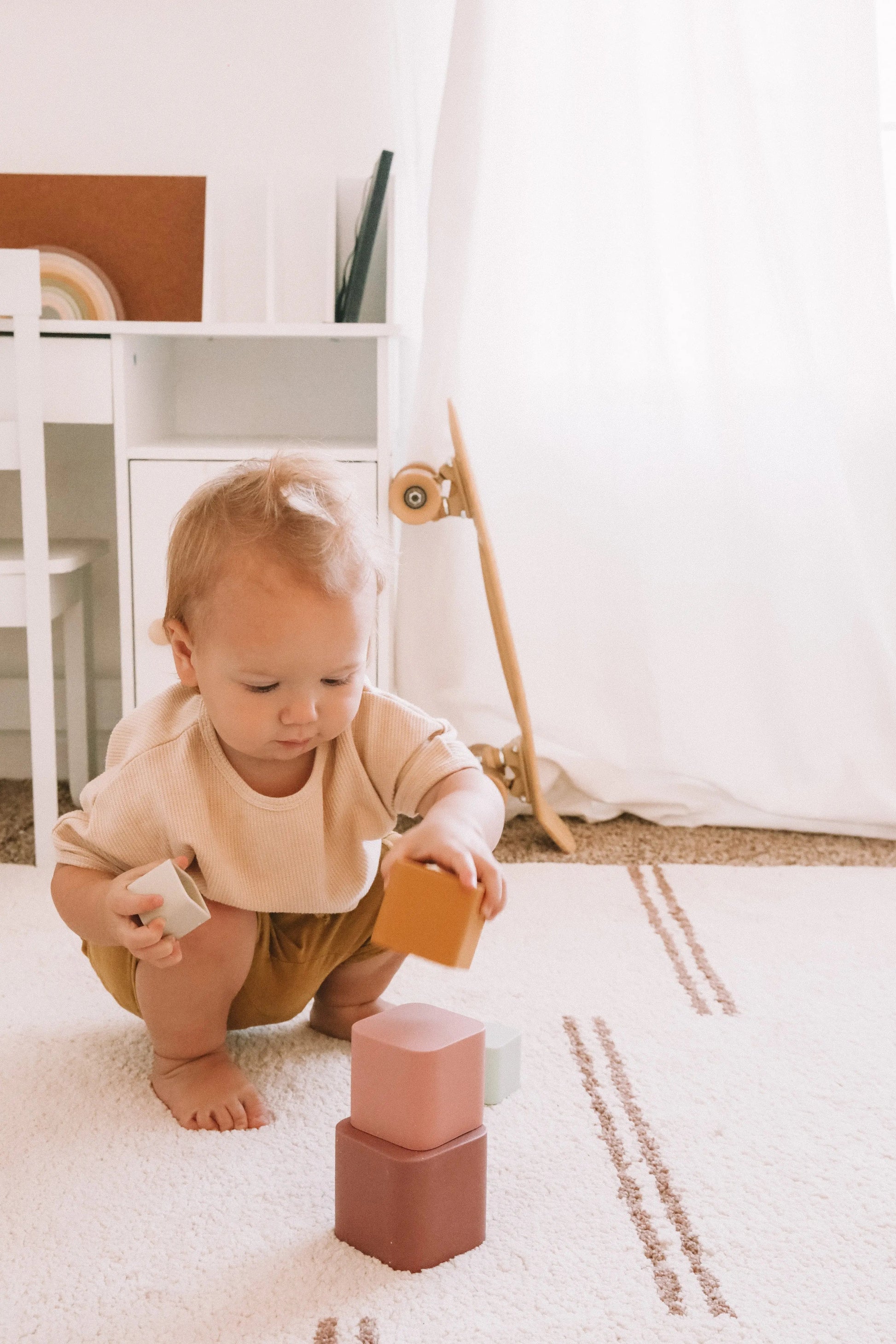 Colorful Stacking Cups + Silicone + Montessori + Water-play Toy | LYTL®️