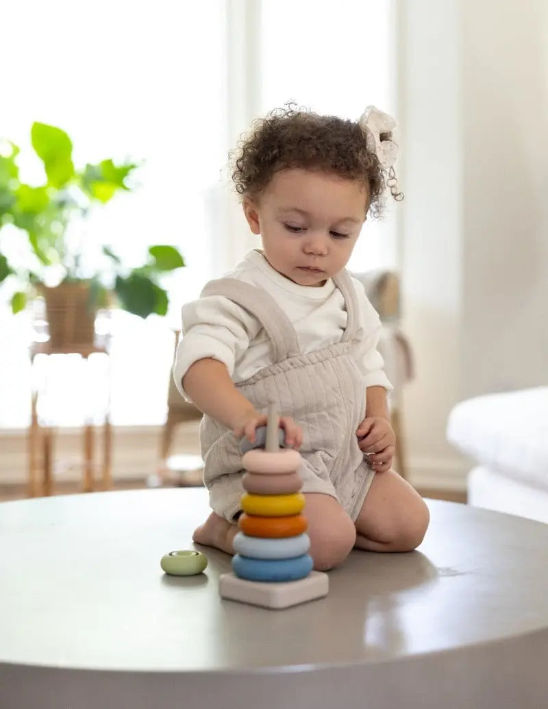 Ring Stacking Toy + Silicone + Sensory Play + Sorting & Montessori | LYTL®️